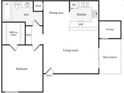1BR/1BA