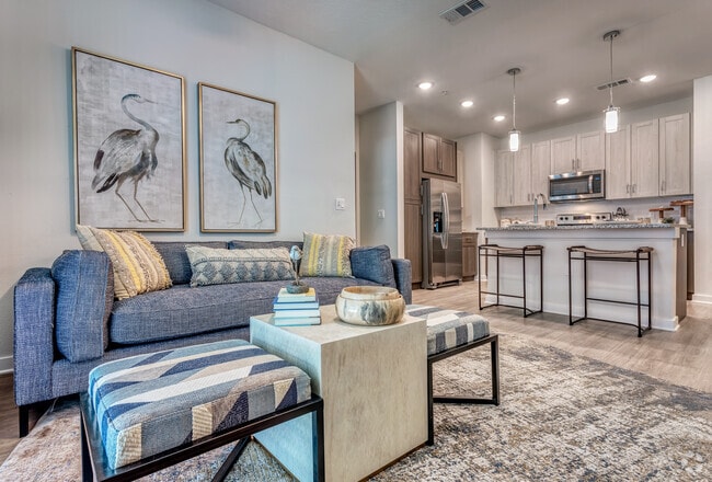 2BR, 2BA - 1,078SF - B2 Floorplan