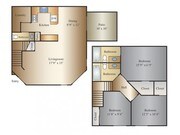 Casa adosada en Tembo, 3 habitaciones, 2.5 baños, 1390 pies cuadrados | Serengeti Springs | Apartamentos en West Jordan, Utah