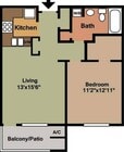 One Bed