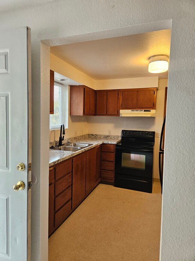 Kitchen has new countertops - 452 N Van Buren St Unit 1
