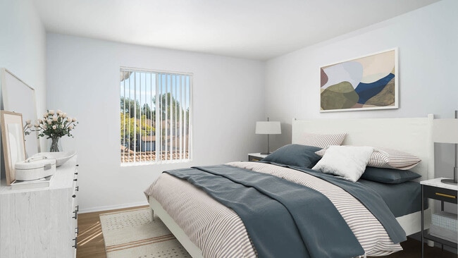 Bedroom with Hard Surface Flooring