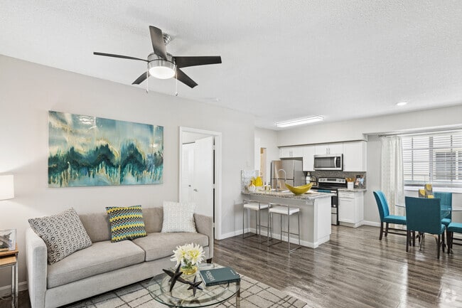 2BR, 2BA - 1165SF - Living Area