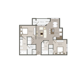 B1 floor plan Willowbend
