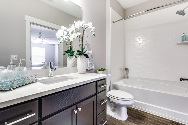 Renovated Apartment Bathroom - Cottonwood Reserve Apartments