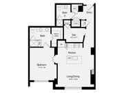 A4 | 1 bed 1 bath | 1018 Sq. Ft.