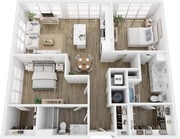 Diller floor plan The Brinkley at the Edge
