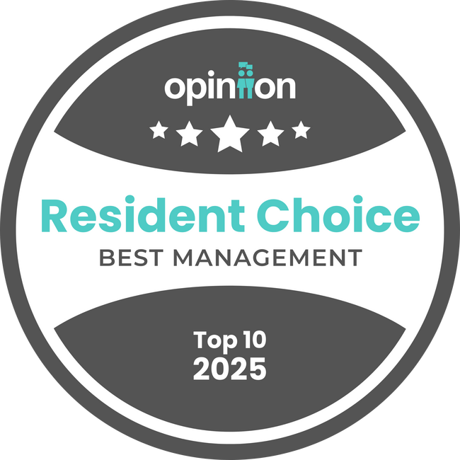 Best property resident reviews award!