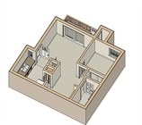 1HAB/1BA