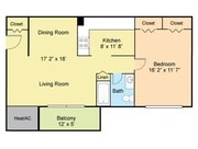 1BR/1BA