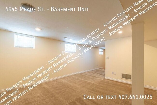 Photo - 1 Bed 1 Bath Bottom Unit For Rent in Denver! Unidad Basement