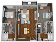 2 Bedroom 2 Bathroom