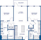 Plano de planta B1 The Maddox