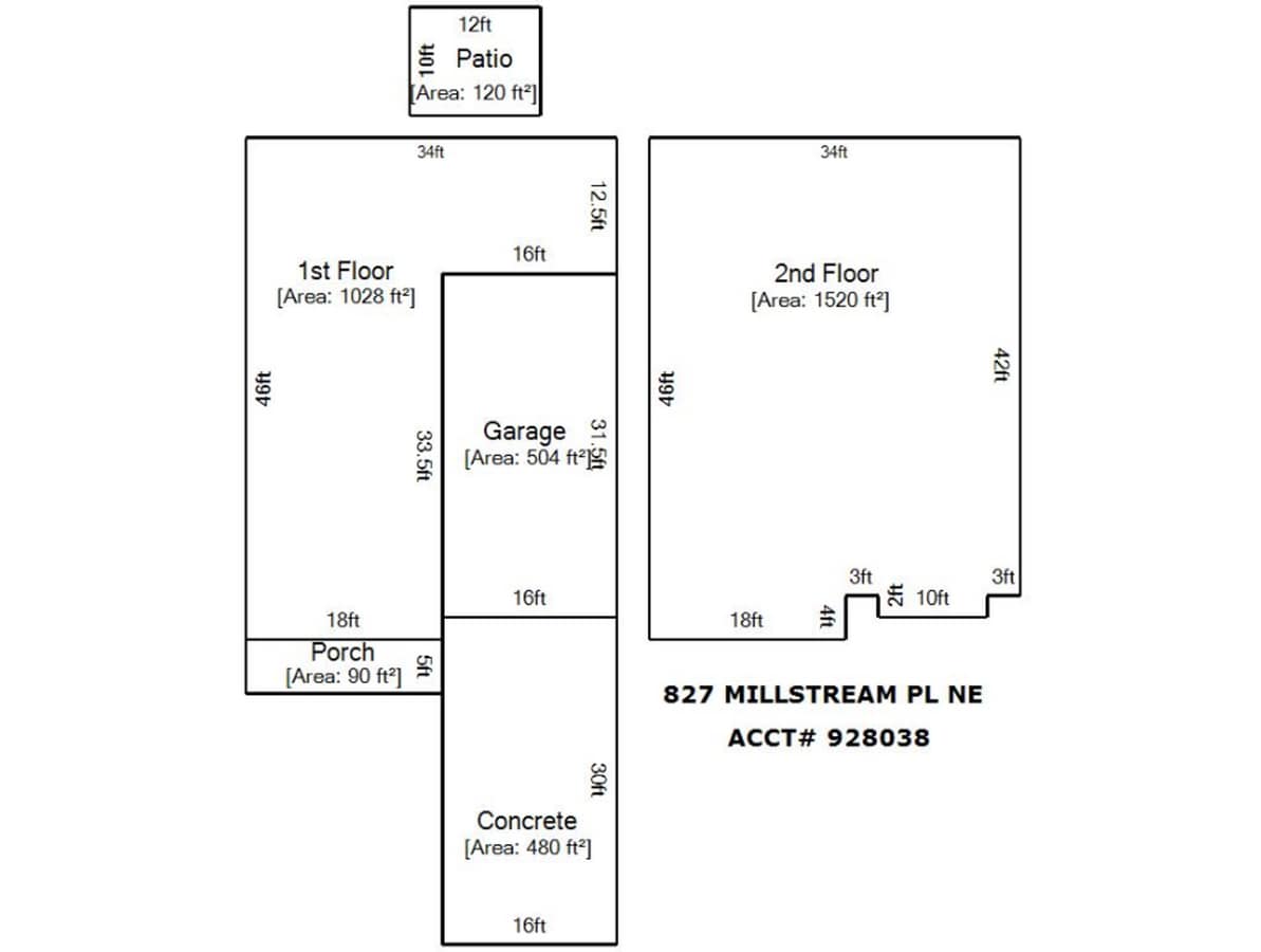 Photo - Two Story 4 Bedroom with a Large Fenced Yard!