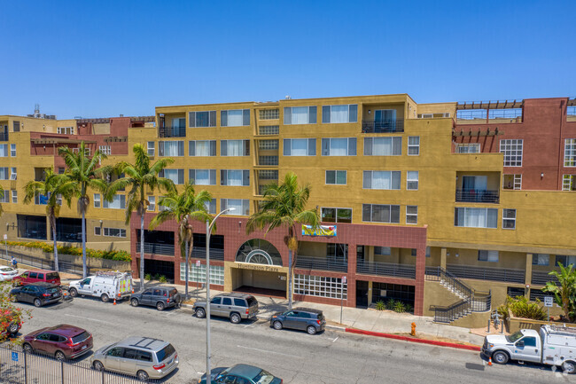 Main Entrance - Huntington Senior Plaza 55+ Apartments