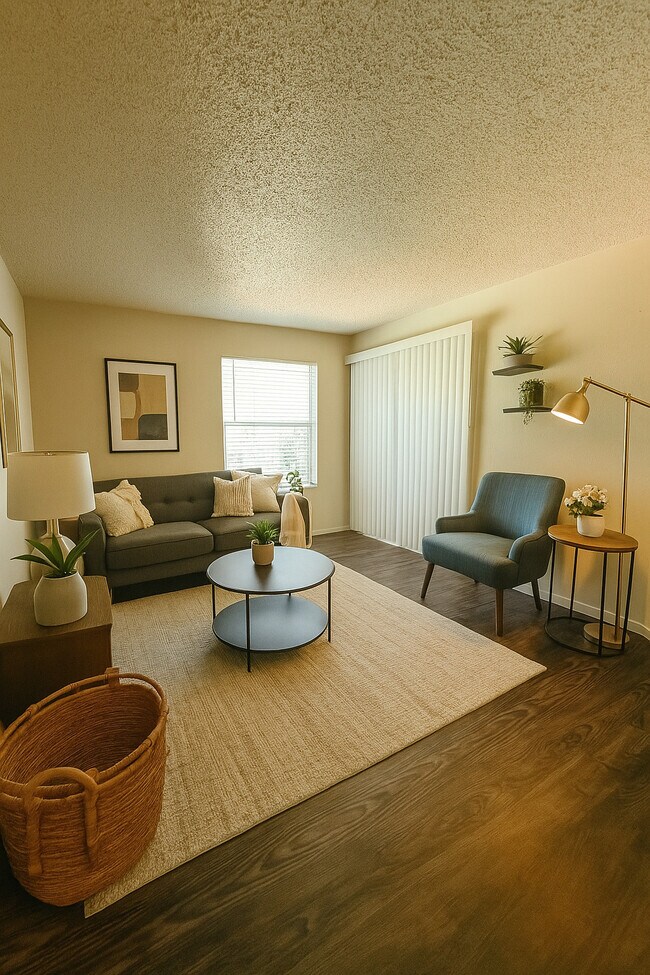 Unidad modelo (sala de estar de 474 pies cuadrados) - Villa Rodriguez