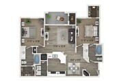 B3 2 Bedroom 2 Bath