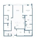 B13 floor plan One Hermann Place