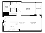TH-2 2 habitaciones, 2 baños, 2000 pies cuadrados