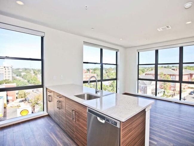 Kitchen from the Kelvin Apartment at Fahrenheit - Fahrenheit Apartments