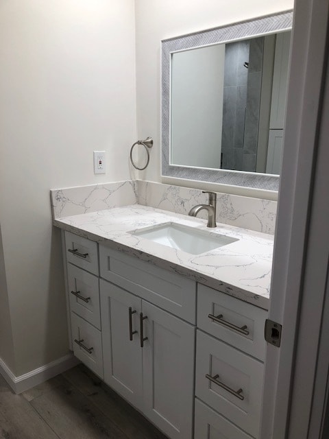 Updated main bathroom
