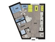 Descubre este espacio habitable compacto y versátil, perfecto para el estilo de vida moderno.
