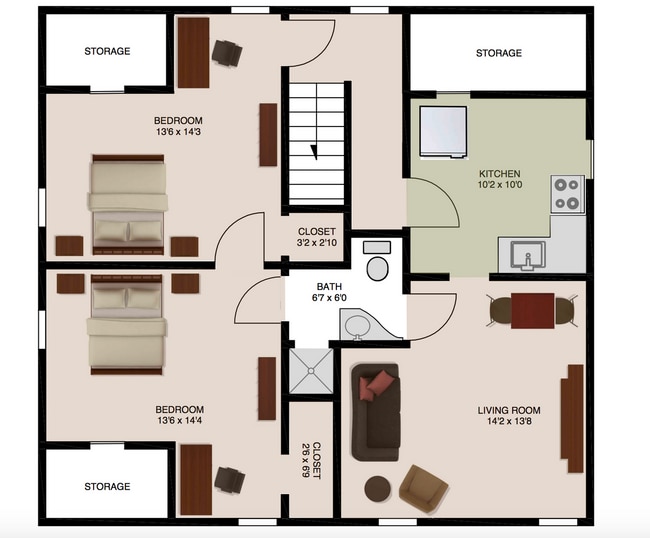 Building Photo - Two Bedroom apartment near engineering and... Unit 3