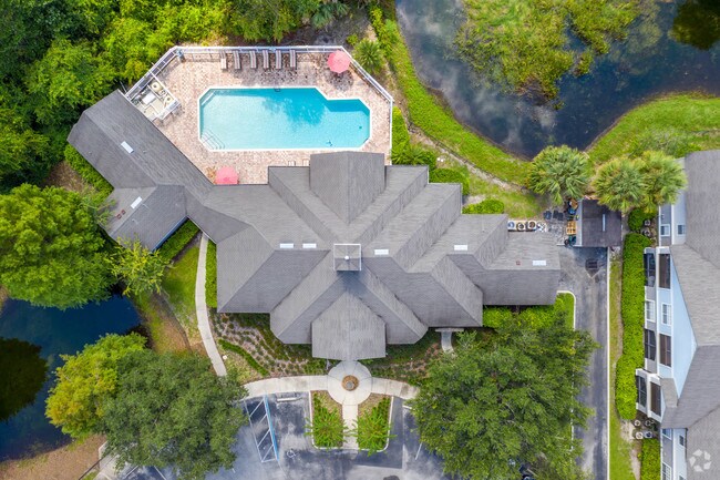Aerial of Clubhouse - Bristol Lakes Apartments