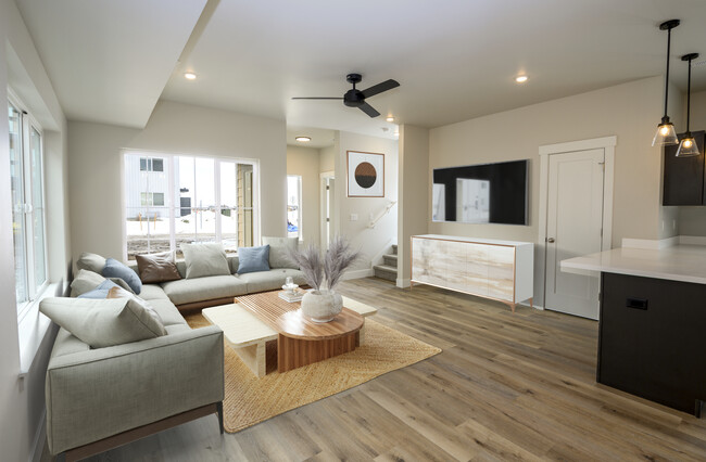 Spacious Living Room - The Grange Apartments