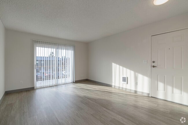 2BR, 1BA - 800SF Living Room - Parkside Apartments Unit 4