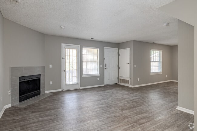 2BR, 2BA - 1,250SF - Appleblossom - Living Room - Fairlane Meadow Apartments and Townhomes