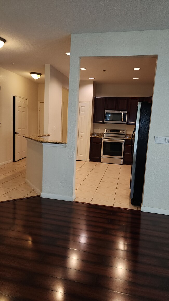 Living Room into Kitchen