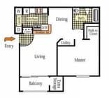 1BR/1BA
