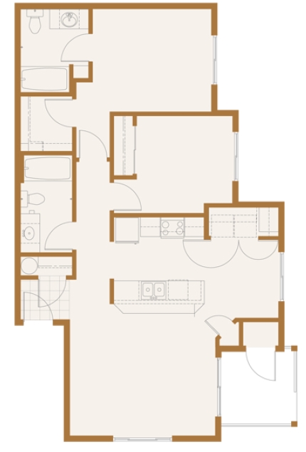Sonora - 2 Bed 2 Bath Sonora