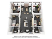Lofts automáticos de 4 habitaciones - 3D para web