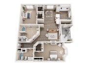 F floor plan 4001 Midtown