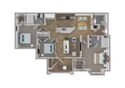 C1 Ashford_3Bed_2Bath_1305 Sq Ft