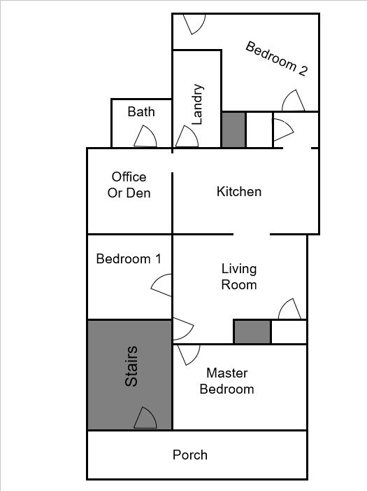 floor plan - 92 Prospect St Unit 2nd Floor