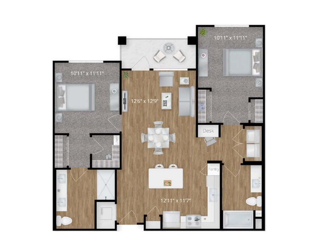 Explore this contemporary living space designed for modern lifestyles. - B1