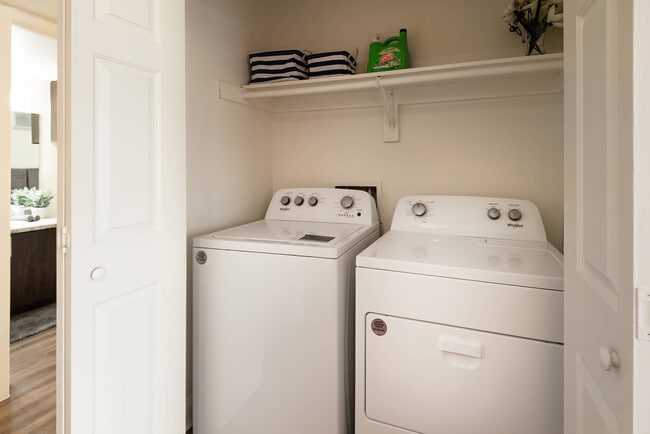 Convenient In-Home Laundry at Oak Park Apartments