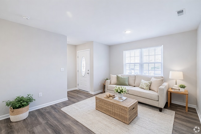 Bright, airy living room atmosphere - Blue Ridge Luxury Townhomes