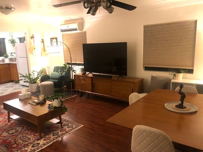 Living Room & Dining View from Front Door - 910 North Vendome Street Unit 910 Vendome