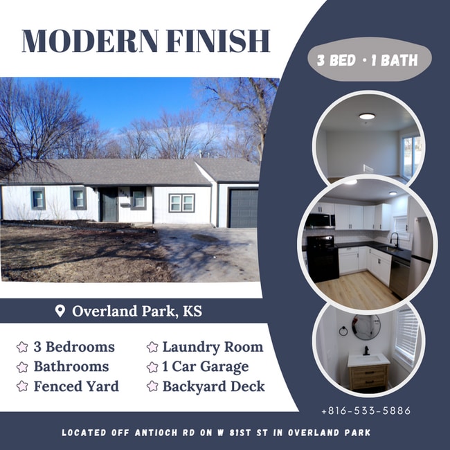 Building Photo - Lovely 3 bedrooms and 2 full baths ranch home located off Antioch Rd on W 81st St in Overland Park