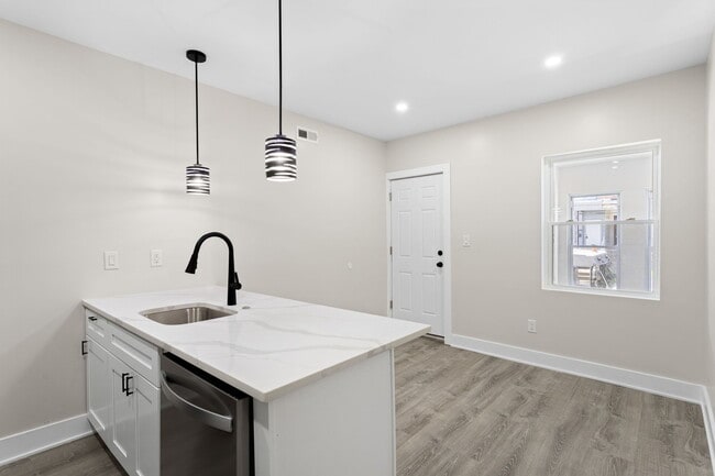 Unit 1 kitchen/living area - 811 S 56th St Unit #1