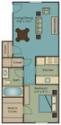 1BR/1BA