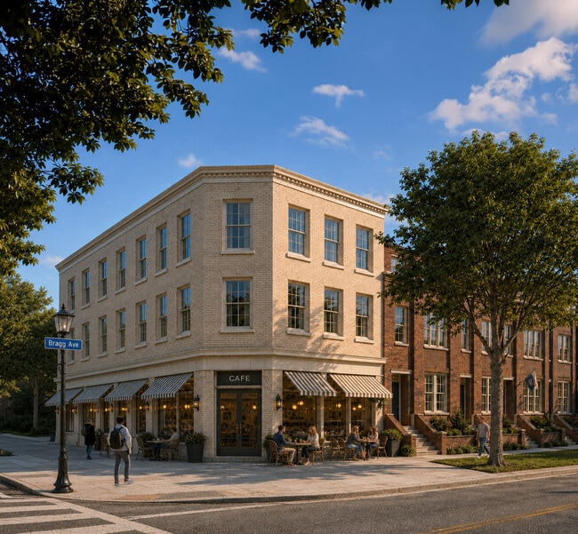Corner of Bragg Avenue and Sanders Street