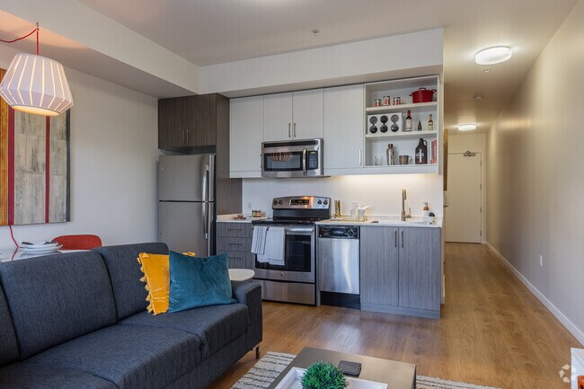 1BR, 1BA - 563SF - Kitchen - Union