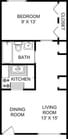 1BR/1BA