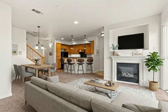 Photo - Spacious 3-Bedroom Dublin Townhome with Private Balcony & Fireplace