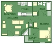 1BR/1BA